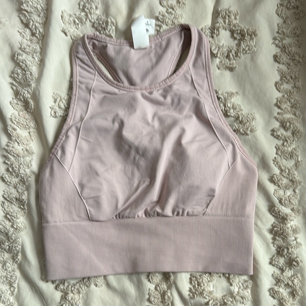 Women's Lululemon Light Pink Sports Bra